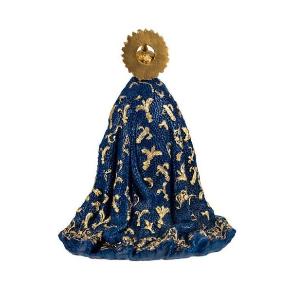 figura virgen de la esperanza 15 cm manto azul 3