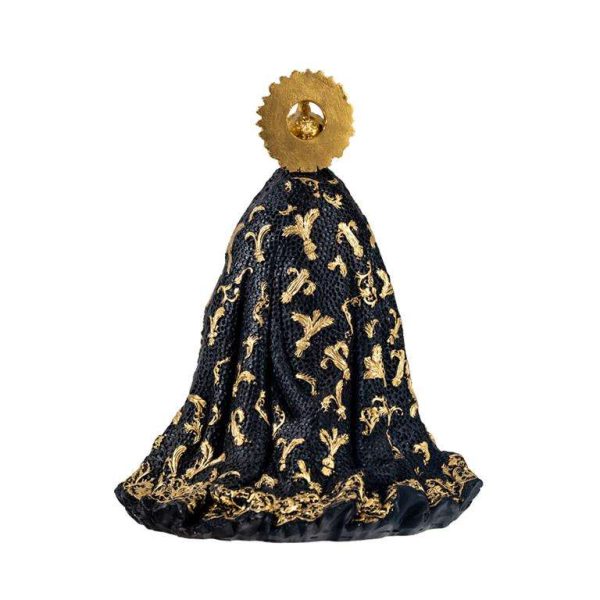 figura virgen de la esperanza 15 cm manto negro 3