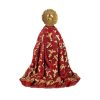 figura virgen de la esperanza 15 cm manto rojo 3