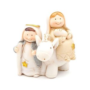 Figura fugida a Egipte de la Sagrada Família, resina, 8 cm