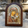 icono virgen kazan madera plata color categoria