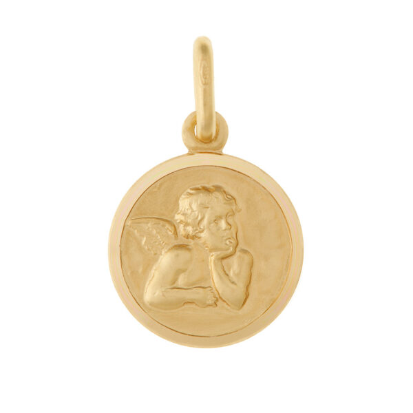 medalla angelito oro18k