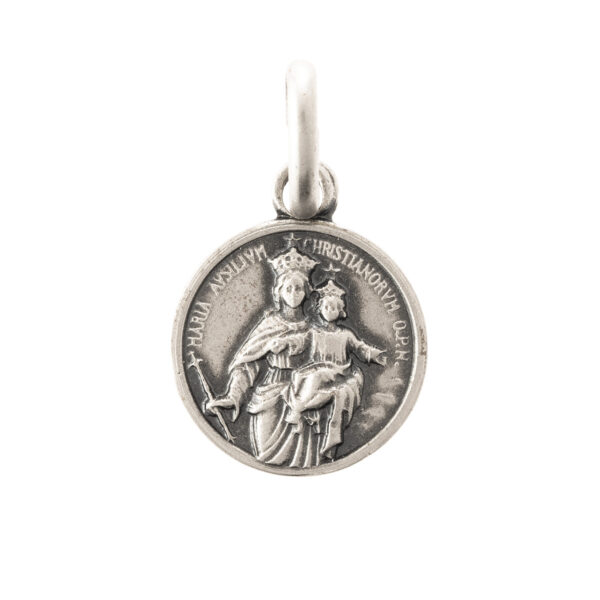 medalla auxiliadora plata
