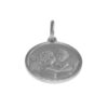 medalla circular angeles detalle plata