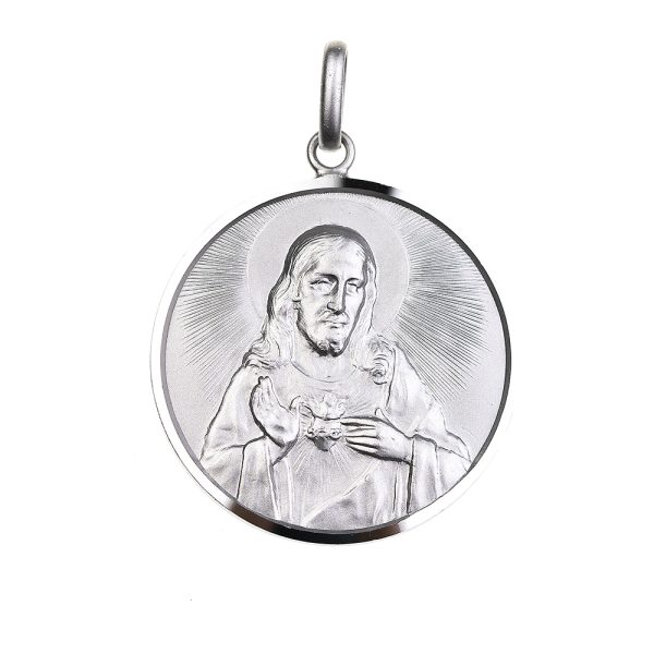 medalla escapulario corazon jesus