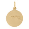 medalla oro 18k virgen loreto avion