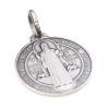 medalla relieve marcado san benito inclinada