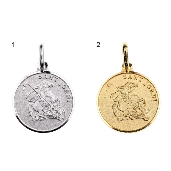 medalla san jorge dos modelos