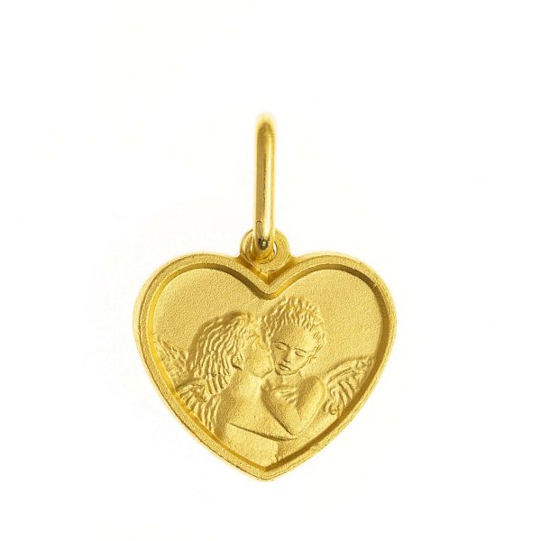 medalla tres micras corazon angeles