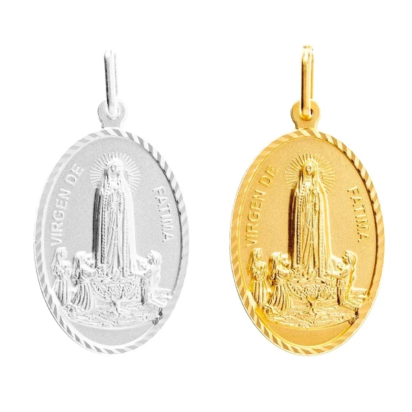 medalla virgen fatima dos modelos