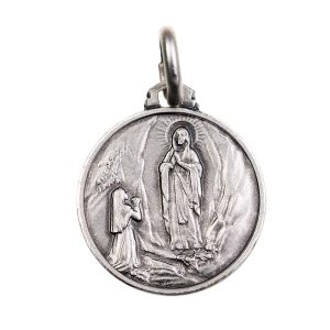 medalla virgen lourdes