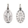 medalla virgen milagrosa delante y detras