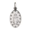 medalla virgen milagrosa plata detras