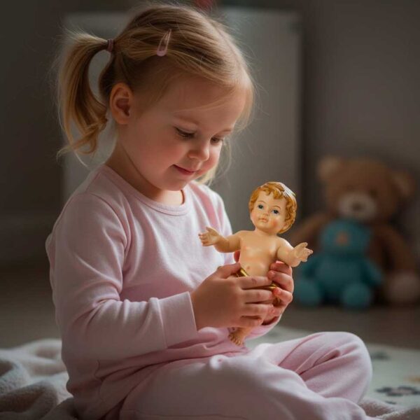niña con figura