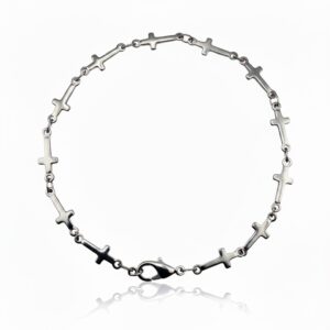pulsera cruces acero catalogo