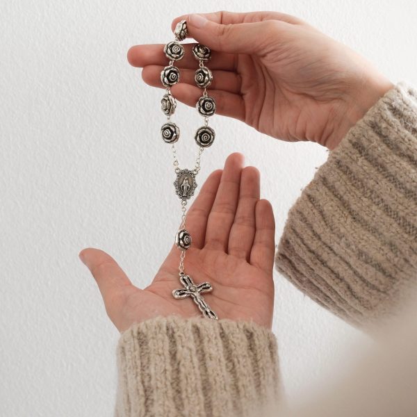 pulsera denario con medalla virgen milagrosa modelo 2