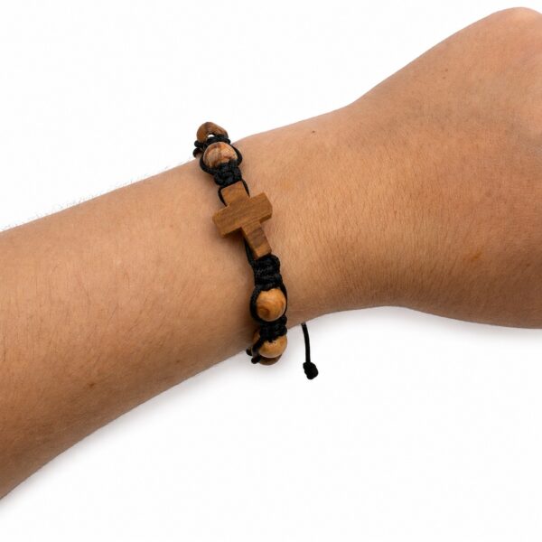 pulsera denario cruz medalla modelo