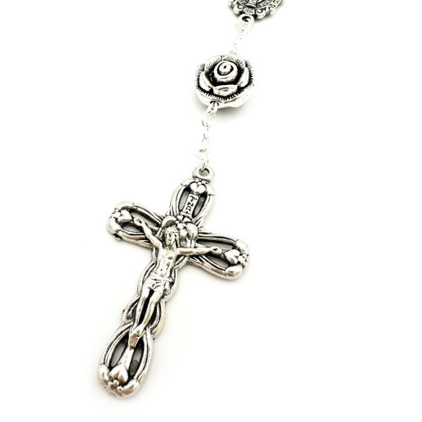 pulsera denario medalla virgen milagrosa plateada 2