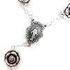 pulsera denario medalla virgen milagrosa plateada 3
