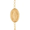 pulsera denario oro 18k detalle medalla milagrosa verso
