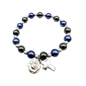 pulsera hematite azul