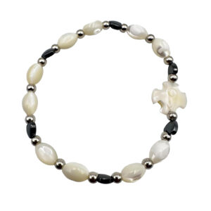 pulsera hematites madreperla