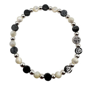 pulsera madreperla hematites san benito
