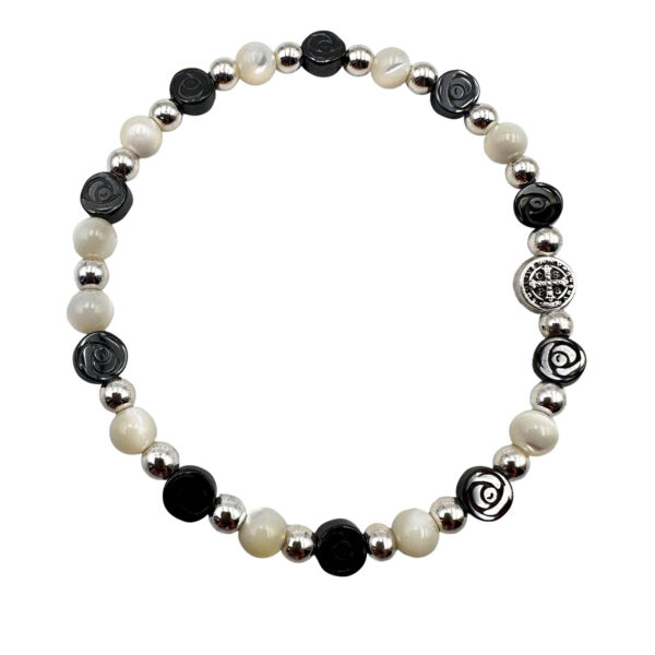 pulsera madreperla hematites san benito