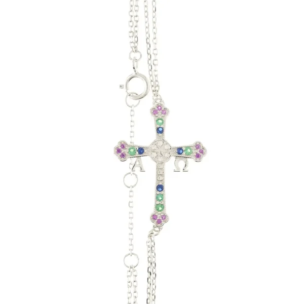 pulsera plata cruz asturias