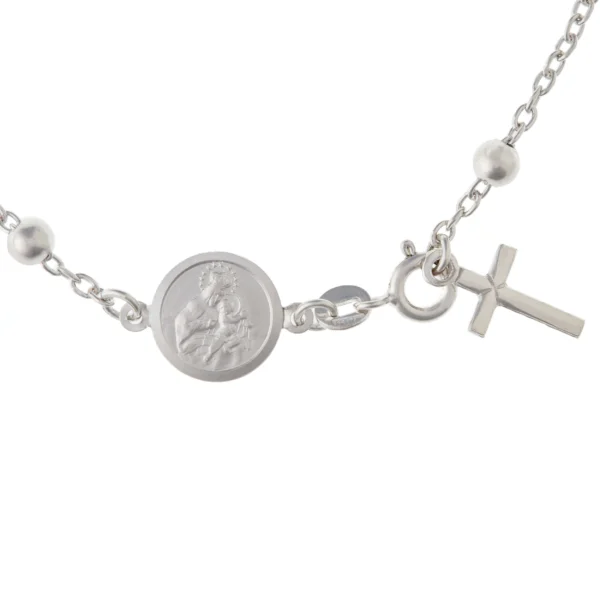 pulsera rosario escapulario detalle