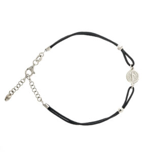 pulsera san benito cordon negro