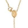rosario medalla virgen milagrosa tres oros 18k detalle medalla milagrosa verso
