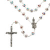 rosario metal circonitas brillantes virgen fatima