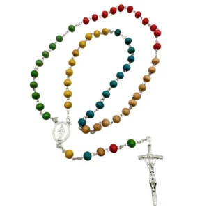 rosario misionero madera