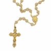 rosario strass dorado detalle