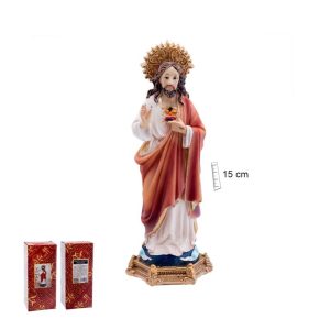 sagrado corazon figura 14cm