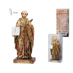 Figura san Ignacio de Loyola, fundador Compañía de Jesús, 12 cm