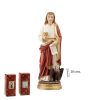figura san juan evangelista en resina de 20cm