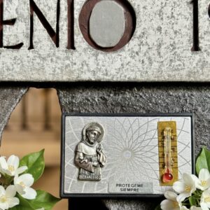 Termómetro imán conmemorativo VIII centenario san Francisco de Asís (1226-2026)