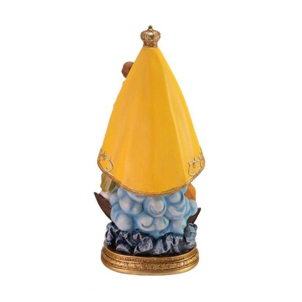 virgen cobre 20cm detras
