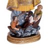 virgen cobre 30cm detalle marineros