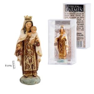 Figura Virgen del Carmen, 8 cm