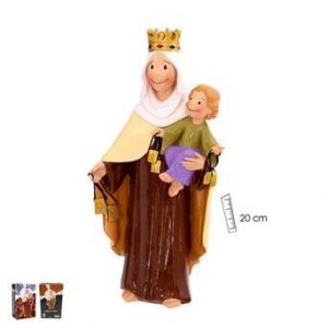Figura Virgen del Carmen infantil, 20 cm