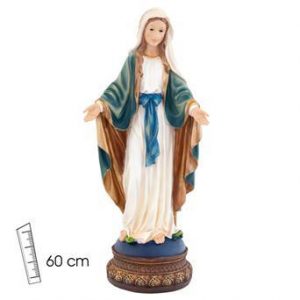 Figura Virgen Milagrosa, 60 cm