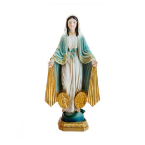 Figura Virgen Milagrosa con rayos, varios tamaños